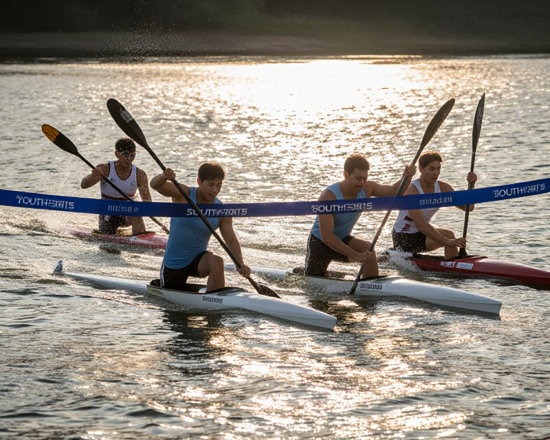 Victory in Kayak Racing