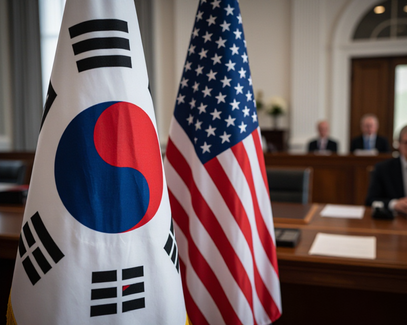 Diplomatic Summit Atmosphere