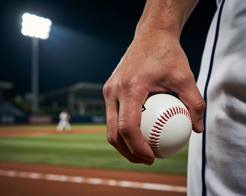 Baseball Pitcher Focus