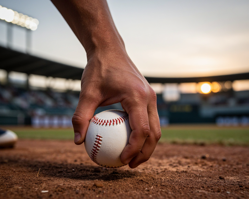 Baseball Pitcher Focus