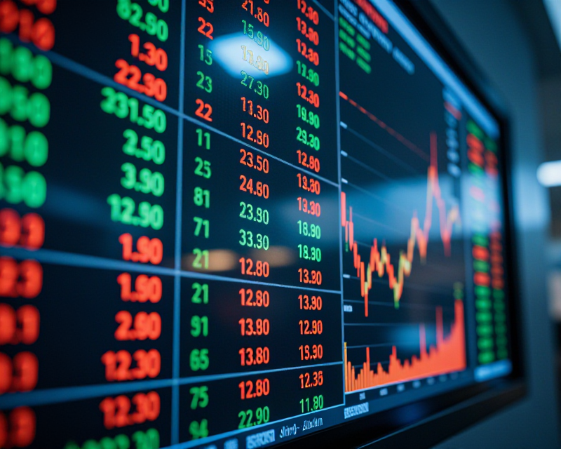 Digital Stock Market Display