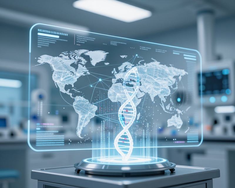 Futuristic AI Healthcare Vision