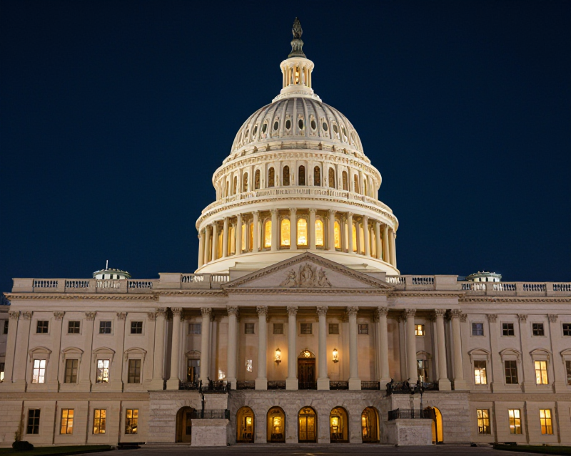 US Capitol Building at Twilight