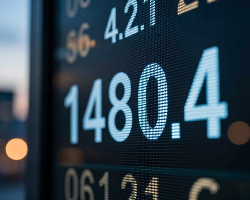 Financial Exchange Rate Display