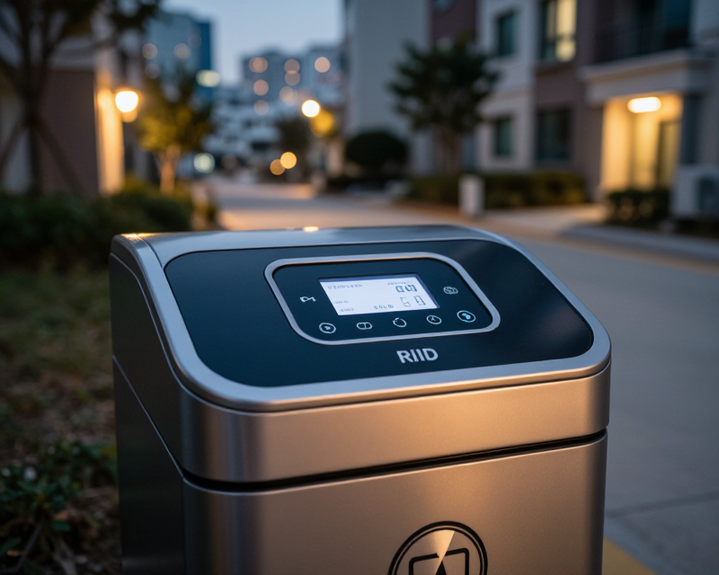 Smart RFID Waste Bin in Korea