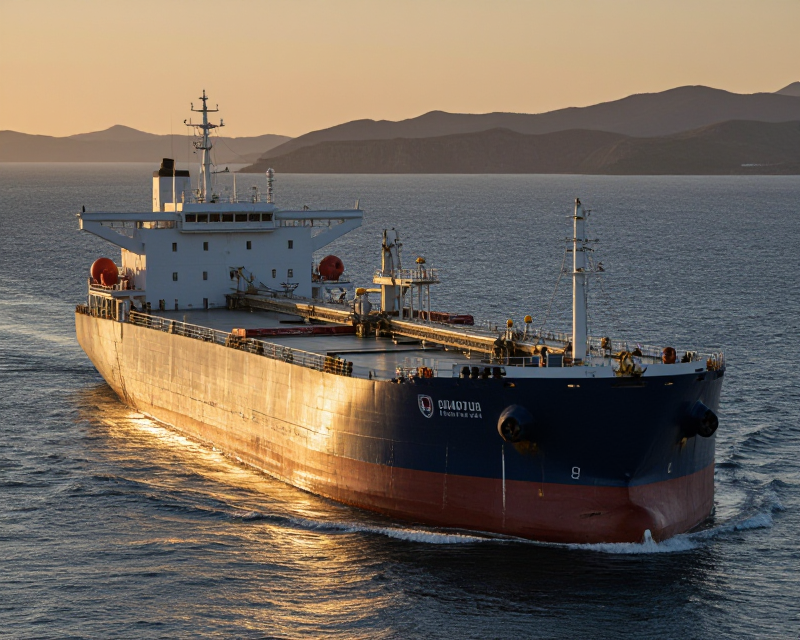 Oil Tanker in Strait of Hormuz