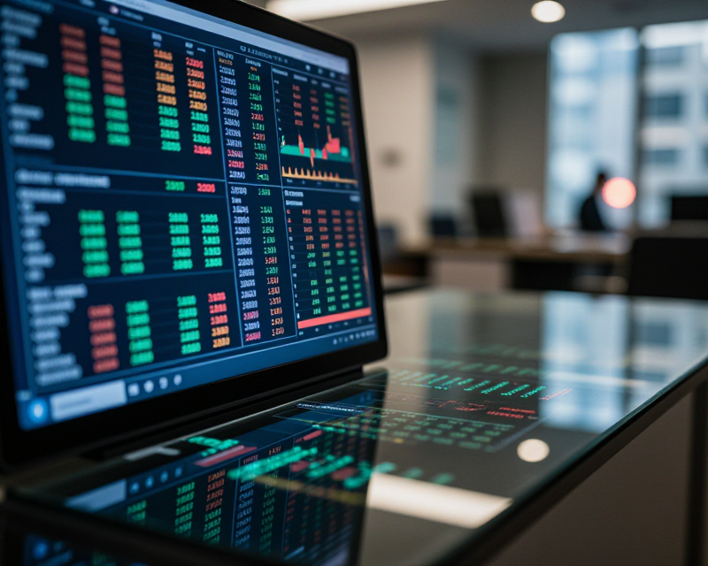 Financial Market Data Display